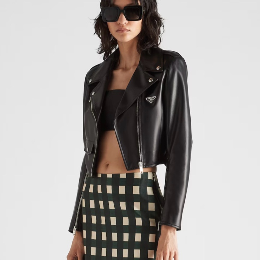Prada leather jacket